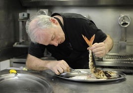 Victor Arginzoniz, cocinero del Asador Etxebarri.