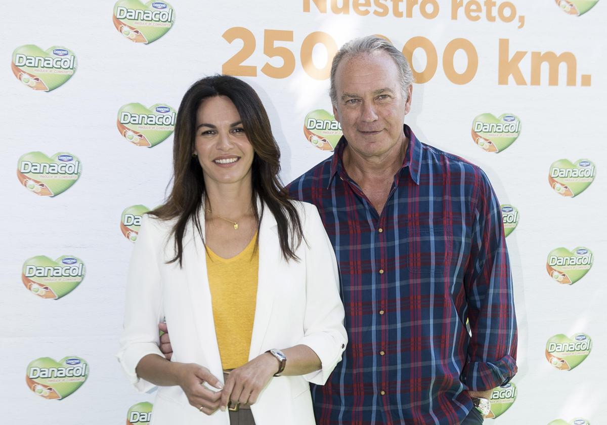 Bertín Osborne y Fabiola Martínez durante un acto en 2017.