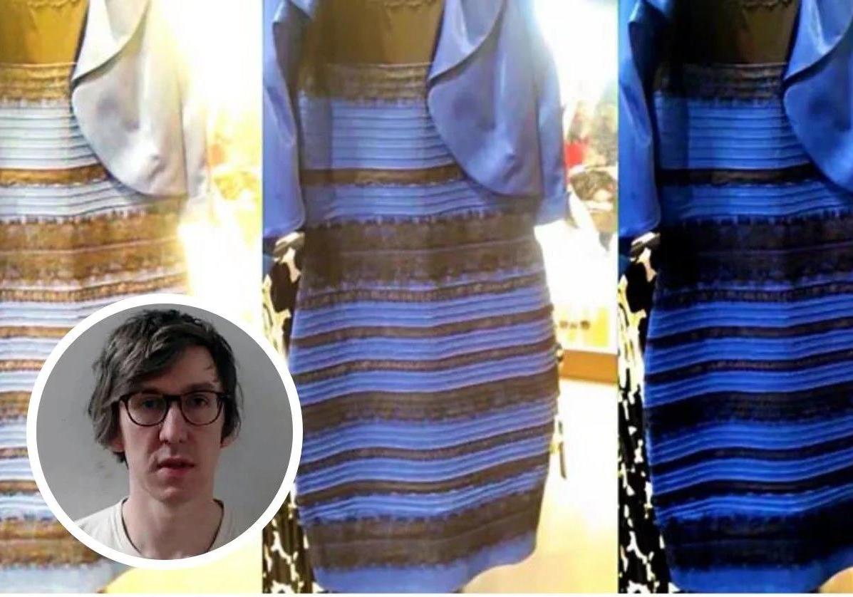 Keir Johnston y su vestido viral.