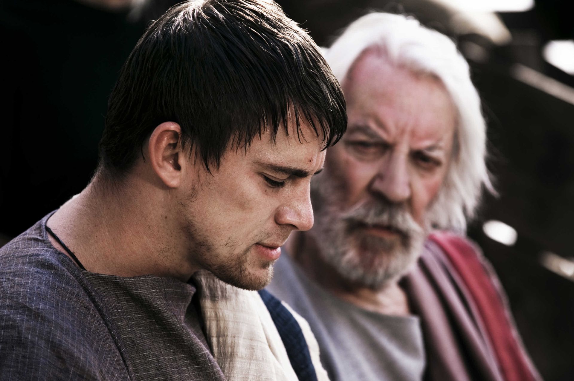 Channing Tatum y Donald Sutherland, en una escena de la película 'La legión del Águila' (2011).