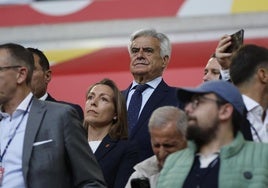 El presidente de la RFEF, Pedro Rocha.