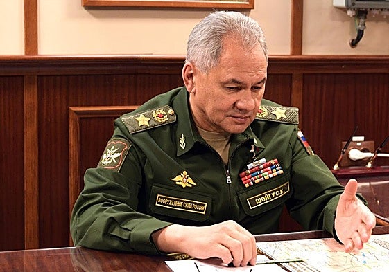 El exministro de Defensa ruso, Sergei Shoigu.