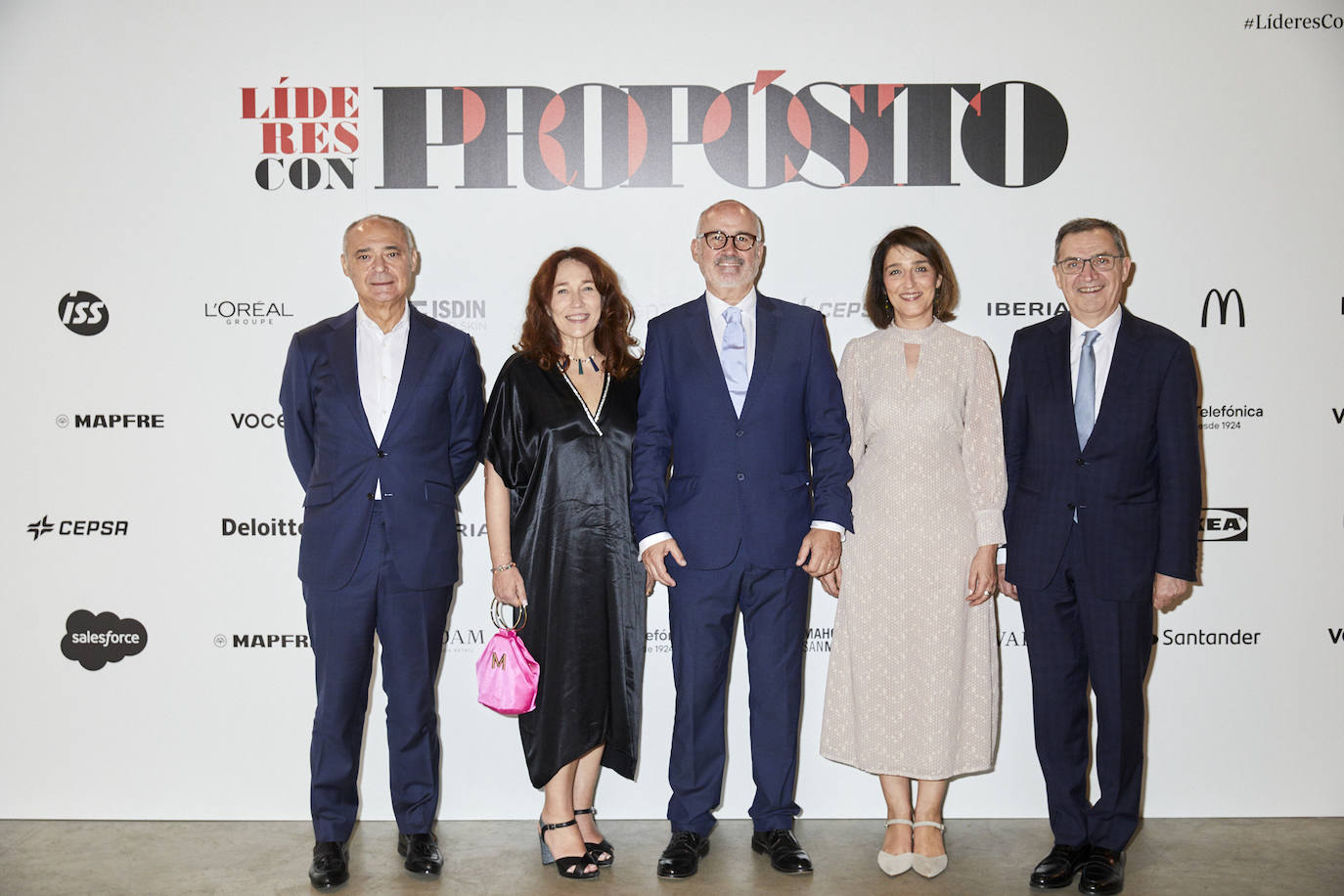 Jose Antonio Rodríguez Esquinas, director general Comercial; Raquel Cruz, directora de la división de Grandes Cuentas; Eduardo Peris, director de la división de Limpieza Industrial; Raquel Manzano, District Manager; y Ricard Casas, director general de Personas y Cultura de ISS