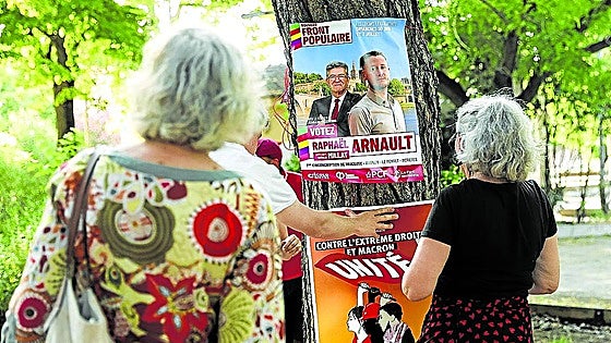 La extrema derecha domina en los últimos sondeos antes de las legislativas en Francia