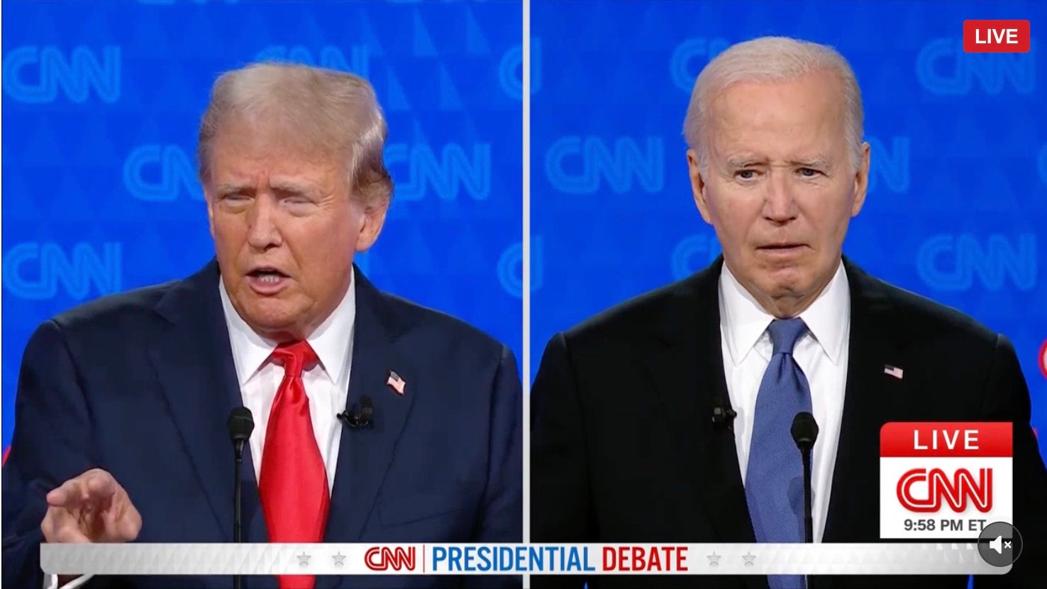 El tartamudeo de Biden, los ataques de Trump… los detalles de un debate histórico