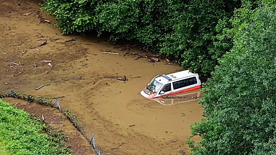Al menos siete muertos por lluvias torrenciales en Francia, Suiza e Italia