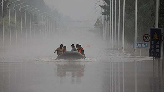 China evacúa a 200.000 personas por graves inundaciones en el este del país