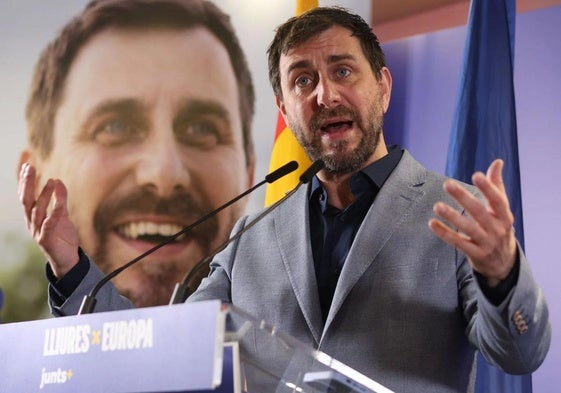 Toni Comín, cabeza de lista de Junts para las elecciones europeas.