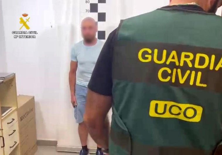 Imagen del detenido.