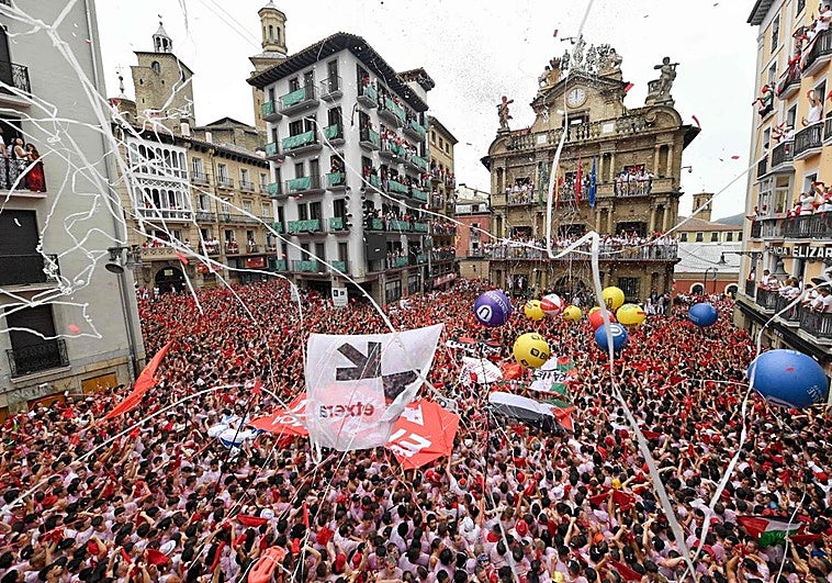 Así ha sido el chupinazo de San Fermín 2024