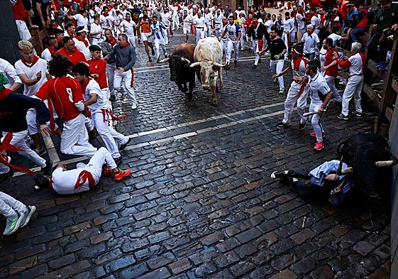 Así ha sido el segundo encierro de San Fermín 2024