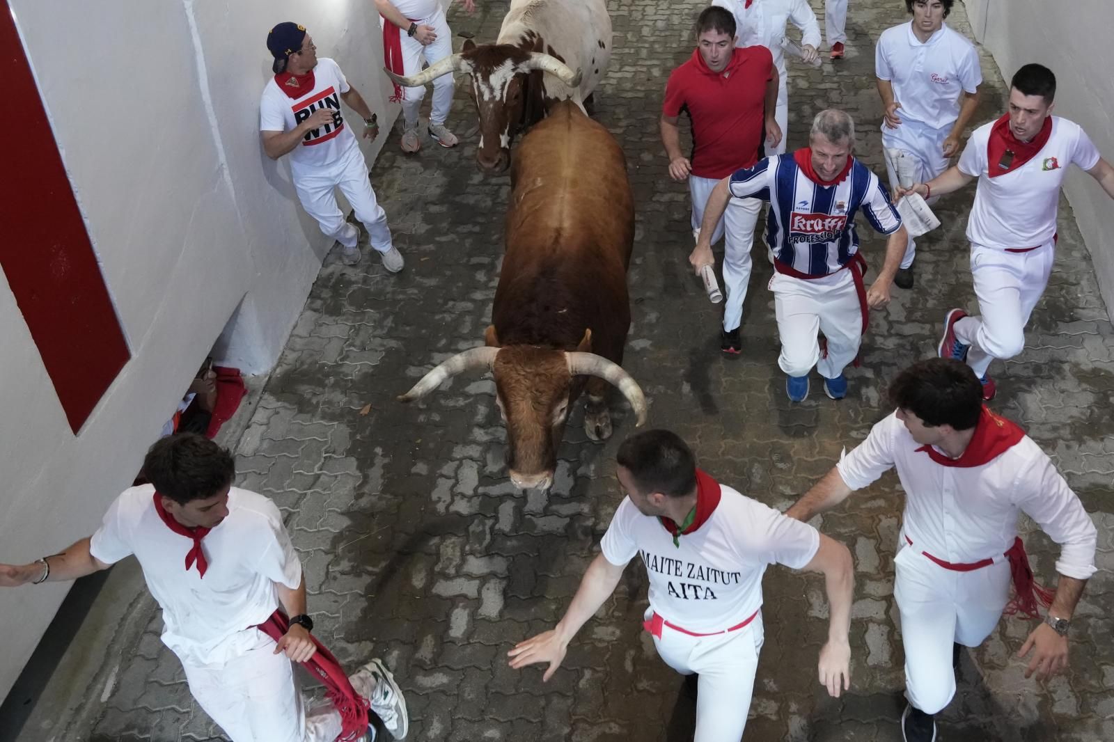 La Palmosilla ya inauguró los encierros del pasado año. La última ganadería que había abierto los Sanfermines durante dos años seguidos había sido Puerto de San Lorenzo, en los años 2018 y 2019.
