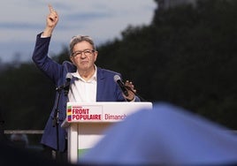 El líder de La Francia Insumisa, Jean-Luc Mélenchon