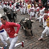 Vídeo | Así ha sido el tercer encierro de San Fermín 2024