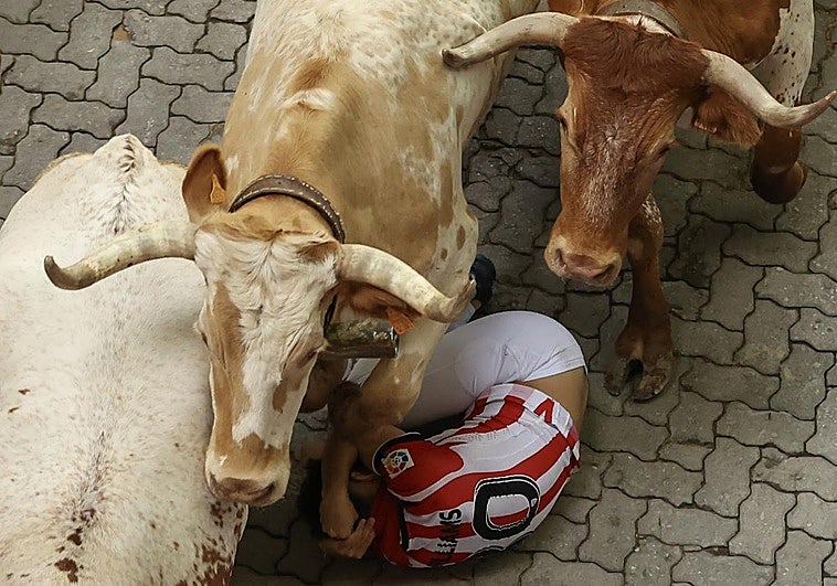 Así ha sido el cuarto encierro de San Fermín 2024