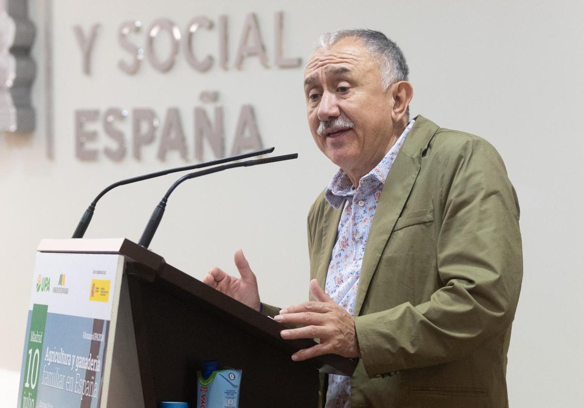 El secretario general de UGT, Pepe Álvarez.