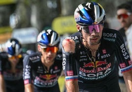 Primoz Roglic, durante la duodécima etapa del Tour de Francia.