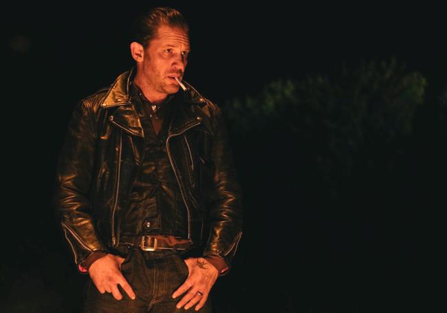 Tom Hardy en 'Bikeriders. La ley del asfalto'.