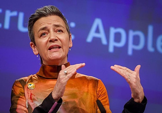 La comisaria de Competencia, Margrethe Vestager.