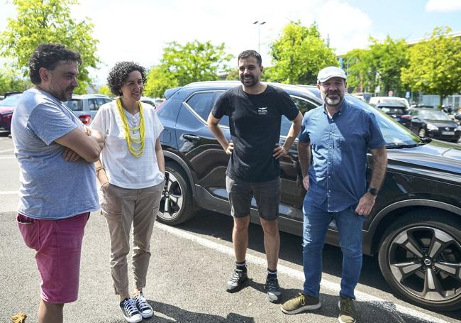 Marta Rovira, el jueves antes de partir a España junto a otros exiliados del independentismo catalán.