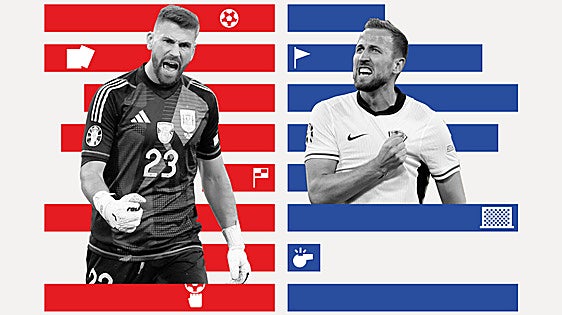 Todos los datos de España e Inglaterra en la Eurocopa: así llegan a la final