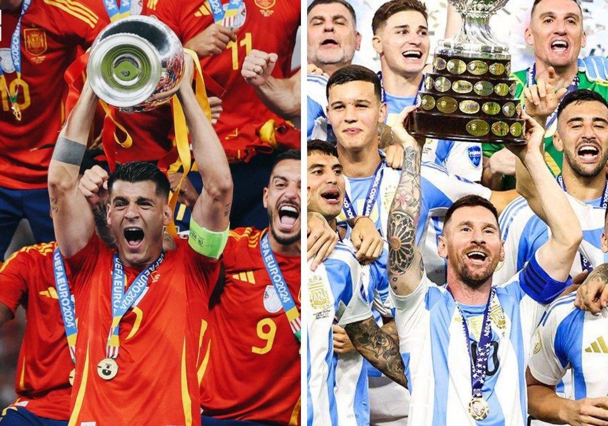 España y Argentina se verán las caras en la FInalissima.