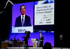 BBVA advierte al mercado del riesgo de que la opa sobre Sabadell no salga adelante