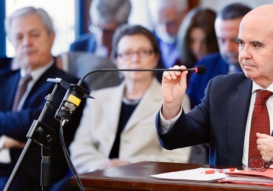 Zarrías durante el juicio de los ERE