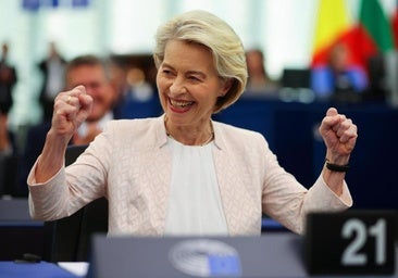 La Eurocámara revalida su confianza en Von der Leyen como presidenta de la Comisión Europea