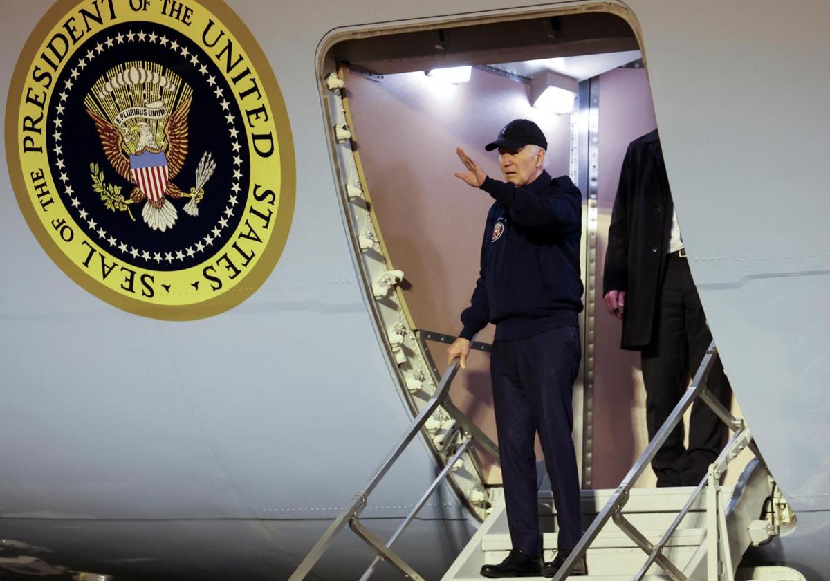 Joe Biden fue visto en público por última vez el pasado miércoles, antes de que se conociera que se había contagiado de covid.