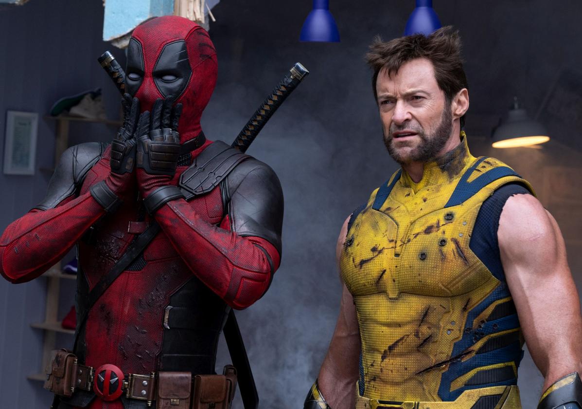 Ryan Reynolds y Hugh Jackman, son Deadpool y Lobezno.