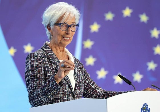 La presidenta de la Comisión Europea, Christine Lagarde.