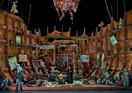 Representación de la obra Tristán e Isolda en el Festival de Bayreuth, en Alemania