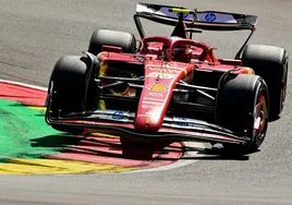 Carlos Sainz en el Gran Premio de Bélgica