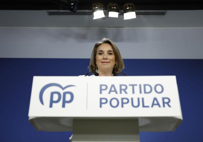 Cuca Gamarra, número dos del PP.