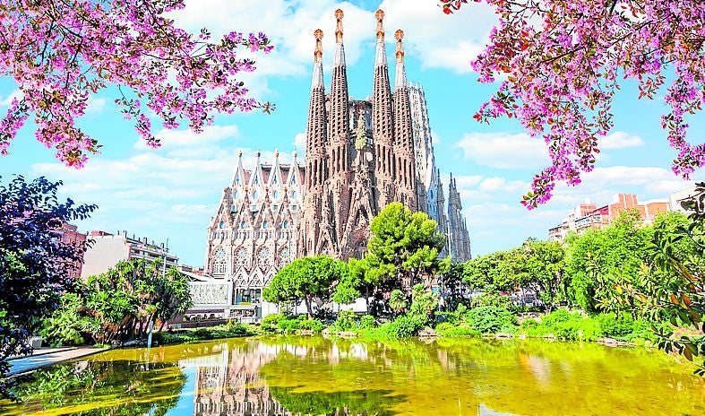 La fotogénica Sagrada Familia.