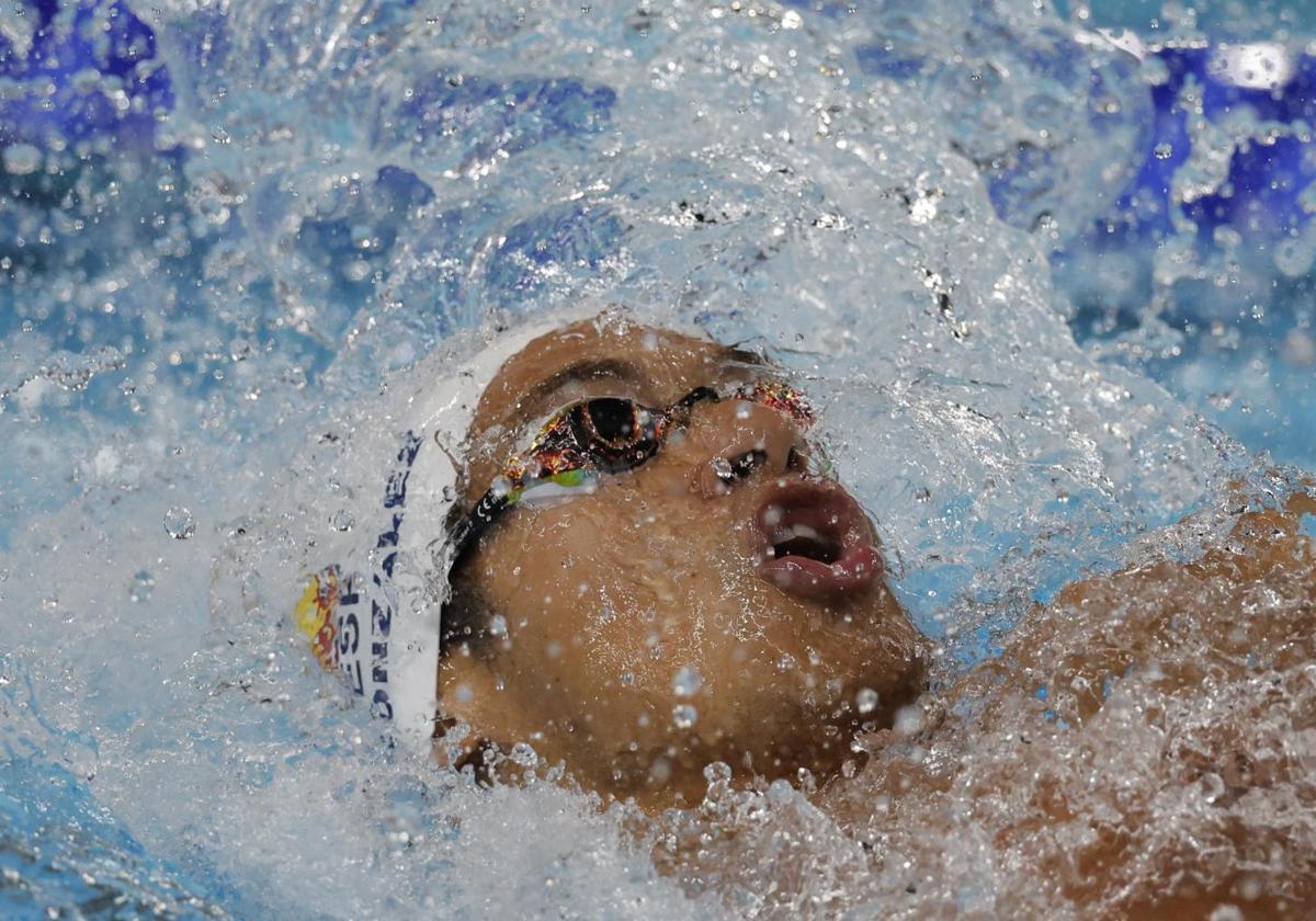 Hugo González durante la final.