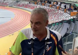 Pepe Peiró, seleccionador español de atletismo.