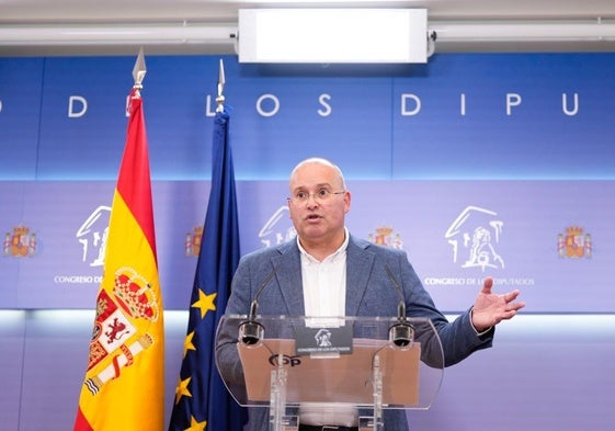 Miguel Tellado, portavoz del PP en el Congreso.