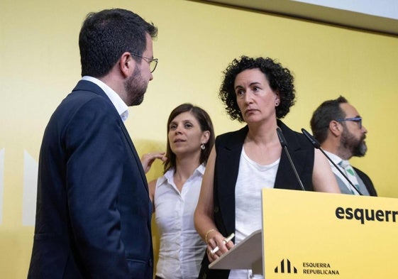 Pere Aragonès y Marta Rovira comparecen el viernes tras la consulta a las bases.