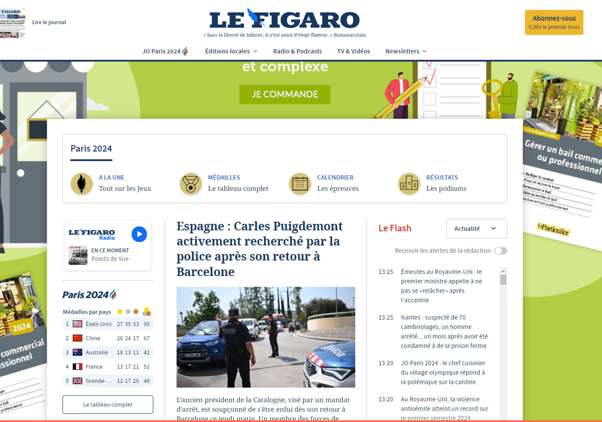 Imagen principal - El mundo sigue con incredulidad la caza a Puigdemont