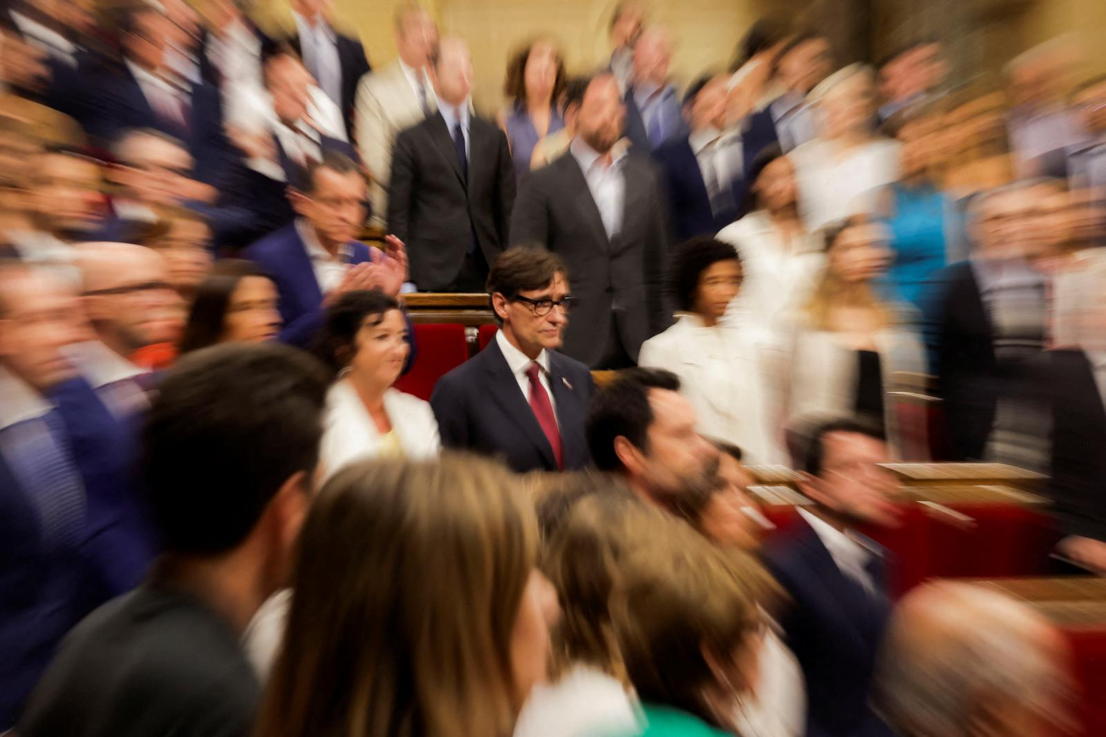 El presidente de Cataluña investido, Salvador Illa