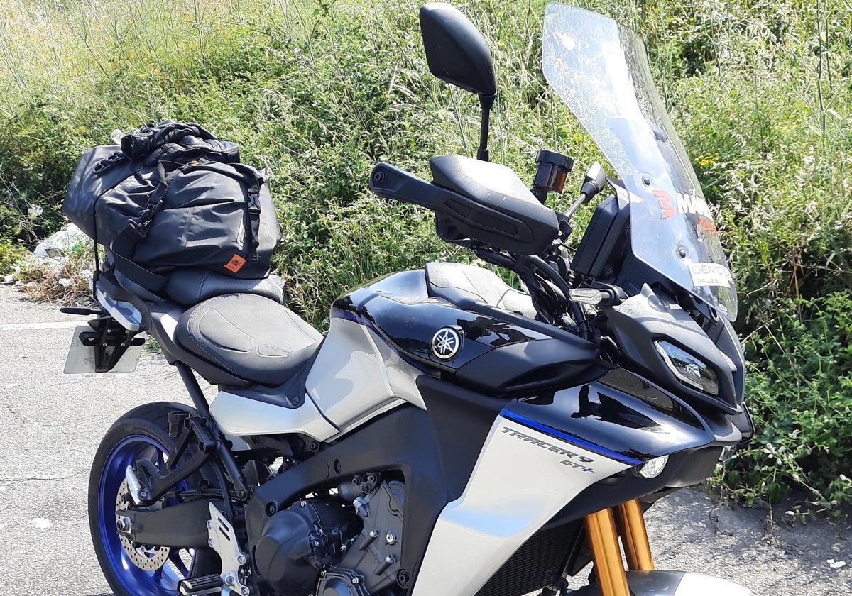 La Yamaha Tracer utilizada en esta ruta