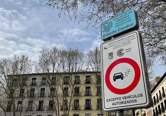 Zona de Bajas Emisiones en Madrid