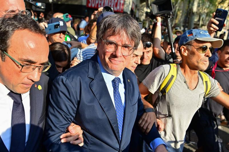 El día que Puigdemont regresó a España para, posteriormente, fugarse por segunda vez