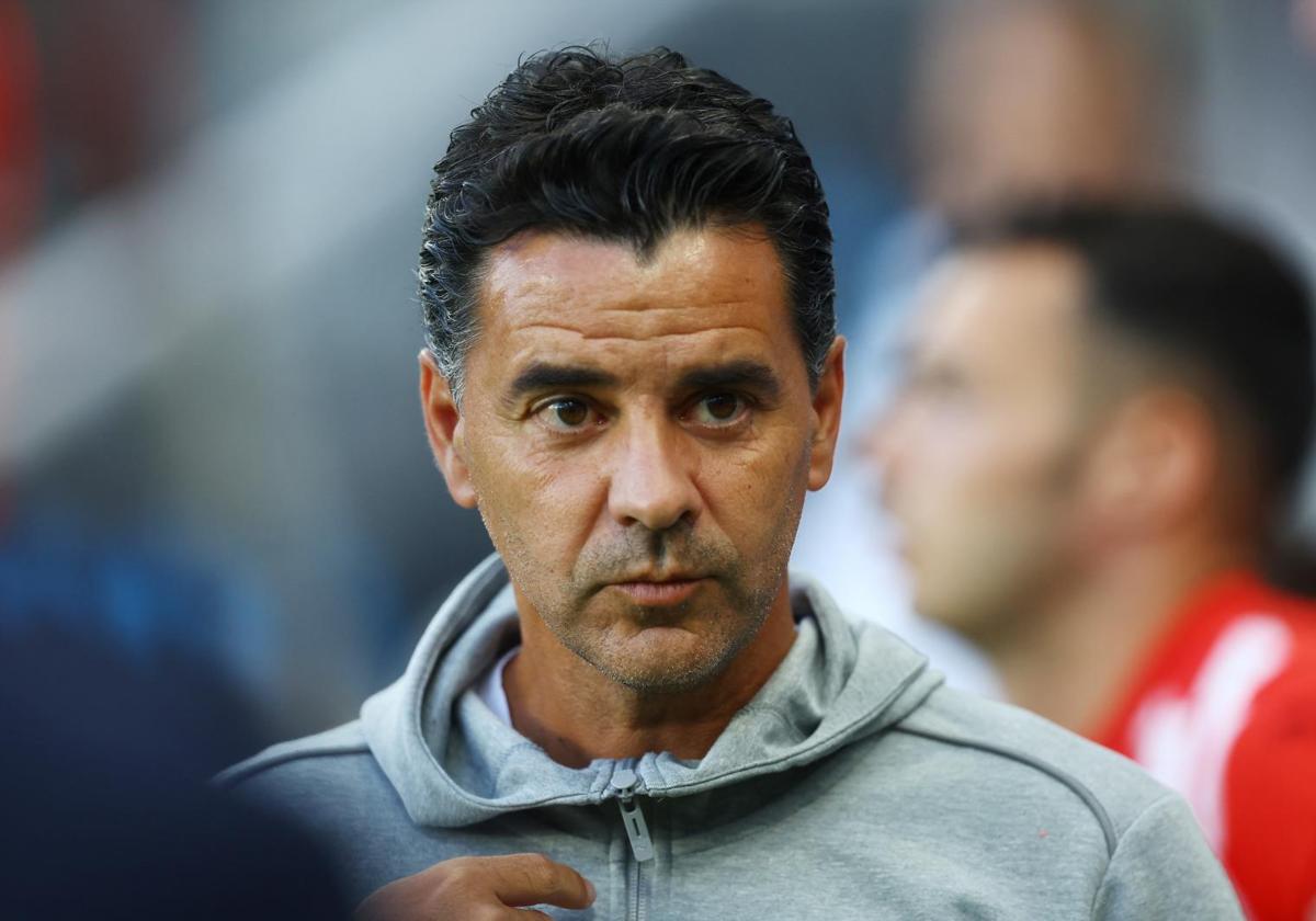 Míchel, entrenador del Girona.