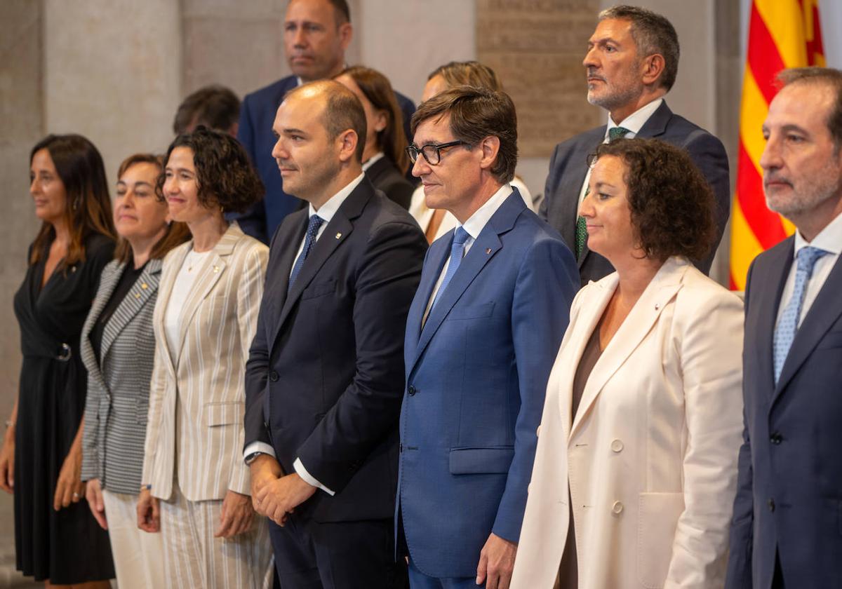 Acto de toma de posesión de los nuevos consellers del Govern catalán