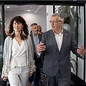 La ministra de Igualdad, Ana Redondo, en una reciente visita a las instalaciones del 028.