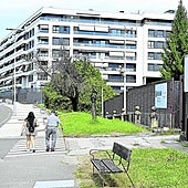 Los hechos ocurrieron en un el bloque de viviendas situado frente a la cárcel de Martutene.