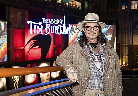 Johnny Depp el pasado febrero durante el rodaje en Turín de 'Modi. Three Days on the Wing of Madness'.